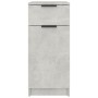 Schreibtischschrank aus grauem Sperrholz, 33,5 x 50 x 75 cm von vidaXL, Schließfächer und Lagerschränke - Ref: Foro24-811506,...