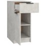 Schreibtischschrank aus grauem Sperrholz, 33,5 x 50 x 75 cm von vidaXL, Schließfächer und Lagerschränke - Ref: Foro24-811506,...