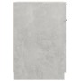 Schreibtischschrank aus grauem Sperrholz, 33,5 x 50 x 75 cm von vidaXL, Schließfächer und Lagerschränke - Ref: Foro24-811506,...