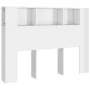 Glänzend weißes Kopfteilmöbel 140x18,5x104,5 cm von vidaXL, Kopf- und Fußteile - Ref: Foro24-811931, Preis: 68,27 €, Rabatt: %