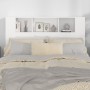 Mueble cabecero blanco brillante 140x18,5x104,5 cm de vidaXL, Cabeceros y pies de cama - Ref: Foro24-811931, Precio: 68,93 €,...