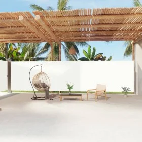 Cream retractable side awning 200x1200 cm by vidaXL, Umbrellas - Ref: Foro24-318079, Price: 133,17 €, Discount: %