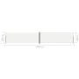 Cream retractable side awning 200x1200 cm by vidaXL, Umbrellas - Ref: Foro24-318079, Price: 133,17 €, Discount: %