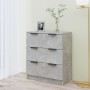 Aparador de madera contrachapada gris hormigón 60x30x70 cm de vidaXL, Aparadores - Ref: Foro24-811074, Precio: 88,08 €, Descu...