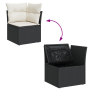 Conjunto de Sofás de Jardín de 11 Piezas con Cojines de Ratán Poliéster Negro von , Outdoor-Sofas - Ref: Foro24-3357090, Prei...