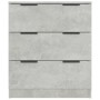 Aparador de madera contrachapada gris hormigón 60x30x70 cm de vidaXL, Aparadores - Ref: Foro24-811074, Precio: 88,08 €, Descu...