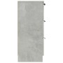 Aparador de madera contrachapada gris hormigón 60x30x70 cm de vidaXL, Aparadores - Ref: Foro24-811074, Precio: 88,08 €, Descu...