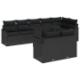 Juego de Sofá de Jardín de 9 Piezas con Cojines Negro Poliratán von , Outdoor-Sofas - Ref: Foro24-3357226, Preis: 688,10 €, R...