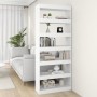 White engineered wood shelf/divider 80x30x198 cm by vidaXL, Bookcases and shelves - Ref: Foro24-811727, Price: 136,48 €, Disc...