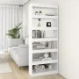 White engineered wood shelf/divider 80x30x198 cm by vidaXL, Bookcases and shelves - Ref: Foro24-811727, Price: 132,18 €, Disc...