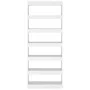 White engineered wood shelf/divider 80x30x198 cm by vidaXL, Bookcases and shelves - Ref: Foro24-811727, Price: 132,18 €, Disc...
