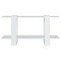 Estantería madera contrachapada blanco 100x30x51 cm
