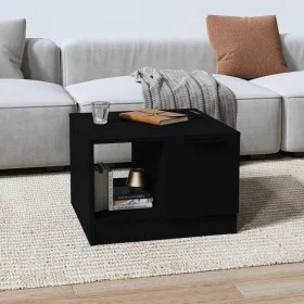 Engineered wood black coffee table 50x50x36 cm by vidaXL, Coffee table - Ref: Foro24-811341, Price: 41,43 €, Discount: %