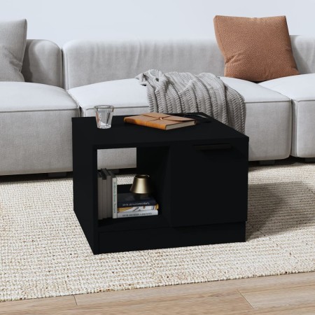 Mesa de centro madera de ingeniería negro 50x50x36 cm de vidaXL, Mesas de centro - Ref: Foro24-811341, Precio: 40,76 €, Descu...