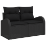Juego de Sofás de Jardín de 9 Piezas con Cojines Negro Rattan PE von , Outdoor-Sofas - Ref: Foro24-3357436, Preis: 618,88 €, ...