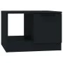Engineered wood black coffee table 50x50x36 cm by vidaXL, Coffee table - Ref: Foro24-811341, Price: 41,43 €, Discount: %