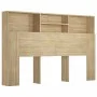 Kopfteilmöbel aus Sonoma-Eiche, 160 x 19 x 103,5 cm von vidaXL, Kopf- und Fußteile - Ref: Foro24-811874, Preis: 72,66 €, Raba...