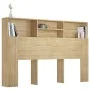 Kopfteilmöbel aus Sonoma-Eiche, 160 x 19 x 103,5 cm von vidaXL, Kopf- und Fußteile - Ref: Foro24-811874, Preis: 72,66 €, Raba...
