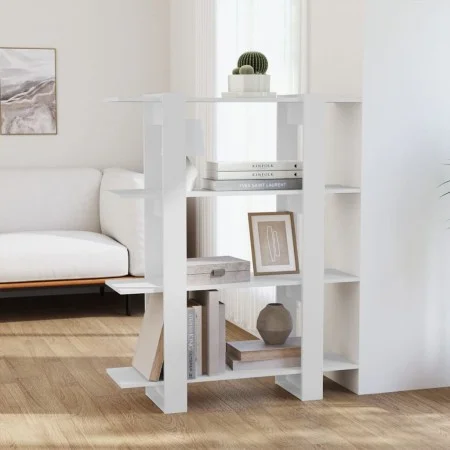 Weißes Regal/Raumteiler 100x30x123,5 cm von vidaXL, Bücherregale und Regale - Ref: Foro24-811538, Preis: 53,20 €, Rabatt: %
