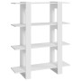 Weißes Regal/Raumteiler 100x30x123,5 cm von vidaXL, Bücherregale und Regale - Ref: Foro24-811538, Preis: 53,78 €, Rabatt: %