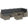 Juego de Sofá de Jardín de 8 Piezas con Cojines Grises de Ratán de Polietileno by , Outdoor sofas - Ref: Foro24-3357782, Pric...