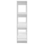 Weißes Regal/Raumteiler 100x30x123,5 cm von vidaXL, Bücherregale und Regale - Ref: Foro24-811538, Preis: 53,20 €, Rabatt: %