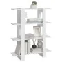 Weißes Regal/Raumteiler 100x30x123,5 cm von vidaXL, Bücherregale und Regale - Ref: Foro24-811538, Preis: 53,20 €, Rabatt: %