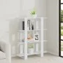 Weißes Regal/Raumteiler 100x30x123,5 cm von vidaXL, Bücherregale und Regale - Ref: Foro24-811538, Preis: 53,20 €, Rabatt: %