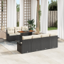Juego de Sofá de Jardín de 8 Piezas con Cojines Rattan Poliratán Negro von , Outdoor-Sofas - Ref: Foro24-3358028, Preis: 582,...