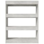 Betongraues Sperrholzregal 80x30x103 cm von vidaXL, Bücherregale und Regale - Ref: Foro24-811704, Preis: 49,96 €, Rabatt: %