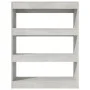 Concrete gray plywood shelf 80x30x103 cm by vidaXL, Bookcases and shelves - Ref: Foro24-811704, Price: 49,46 €, Discount: %