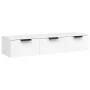 Weißer Wandschrank aus Holzwerkstoff, 102 x 30 x 20 cm von vidaXL, Regale und Regale - Ref: Foro24-811403, Preis: 67,28 €, Ra...