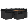 Conjunto de Sofás de Jardín de 7 Piezas con Cojines Negro Poliratán von , Outdoor-Sofas - Ref: Foro24-3358151, Preis: 533,77 ...