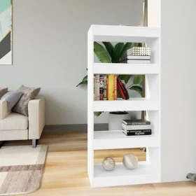 Regal/Trennwand aus weißem Sperrholz, 60 x 30 x 135 cm von vidaXL, Bücherregale und Regale - Ref: Foro24-811664, Preis: 57,89...