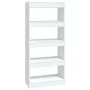 Regal/Trennwand aus weißem Sperrholz, 60 x 30 x 135 cm von vidaXL, Bücherregale und Regale - Ref: Foro24-811664, Preis: 57,80...