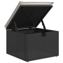 Juego de Sofá de Jardín de 9 Piezas con Cojines de Ratán Poliéster Negro by , Outdoor sofas - Ref: Foro24-3359236, Price: 498...