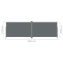 Anthracite retractable side awning 220x600 cm by vidaXL, Umbrellas - Ref: Foro24-318014, Price: 169,88 €, Discount: %