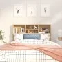 Sonoma oak headboard furniture 120x19x103.5 cm by vidaXL, Headboards and footboards - Ref: Foro24-811856, Price: 54,69 €, Dis...