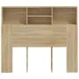 Sonoma oak headboard furniture 120x19x103.5 cm by vidaXL, Headboards and footboards - Ref: Foro24-811856, Price: 54,69 €, Dis...
