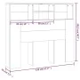 Sonoma oak headboard furniture 120x19x103.5 cm by vidaXL, Headboards and footboards - Ref: Foro24-811856, Price: 54,69 €, Dis...
