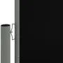 Black retractable side awning 200x600 cm by vidaXL, Umbrellas - Ref: Foro24-318006, Price: 80,56 €, Discount: %