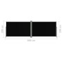 Toldo lateral retráctil negro 200x600 cm de vidaXL, Sombrillas - Ref: Foro24-318006, Precio: 113,26 €, Descuento: %