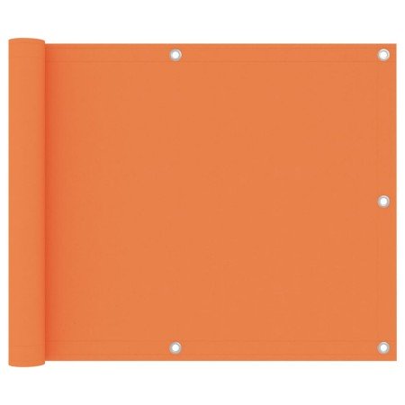 Toldo para balcón tela oxford naranja 75x400 cm en Sombrillas | Comprar online en Foro24