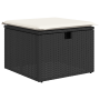 Juego de Sofás de Jardín de 7 Piezas con Cojines de Poliratán Negro by , Outdoor sofas - Ref: Foro24-3360228, Price: 446,97 €...