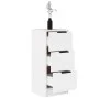 Aparador de madera contrachapada blanco 30x30x70 cm de vidaXL, Aparadores - Ref: Foro24-811151, Precio: 56,72 €, Descuento: %