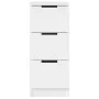 Aparador de madera contrachapada blanco 30x30x70 cm de vidaXL, Aparadores - Ref: Foro24-811151, Precio: 56,72 €, Descuento: %