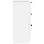 Aparador de madera contrachapada blanco 30x30x70 cm de vidaXL, Aparadores - Ref: Foro24-811151, Precio: 56,72 €, Descuento: %
