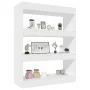 Estantería/divisor madera contrachapada blanco 80x30x103 cm de vidaXL, Librerías y estanterías - Ref: Foro24-811700, Precio: ...