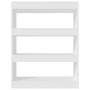 Regal/Trennwand aus weißem Sperrholz, 80 x 30 x 103 cm von vidaXL, Bücherregale und Regale - Ref: Foro24-811700, Preis: 62,73...