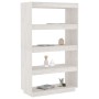 Regal/Raumteiler aus weißem Kiefernholz, 80 x 35 x 135 cm von vidaXL, Bücherregale und Regale - Ref: Foro24-810890, Preis: 73...